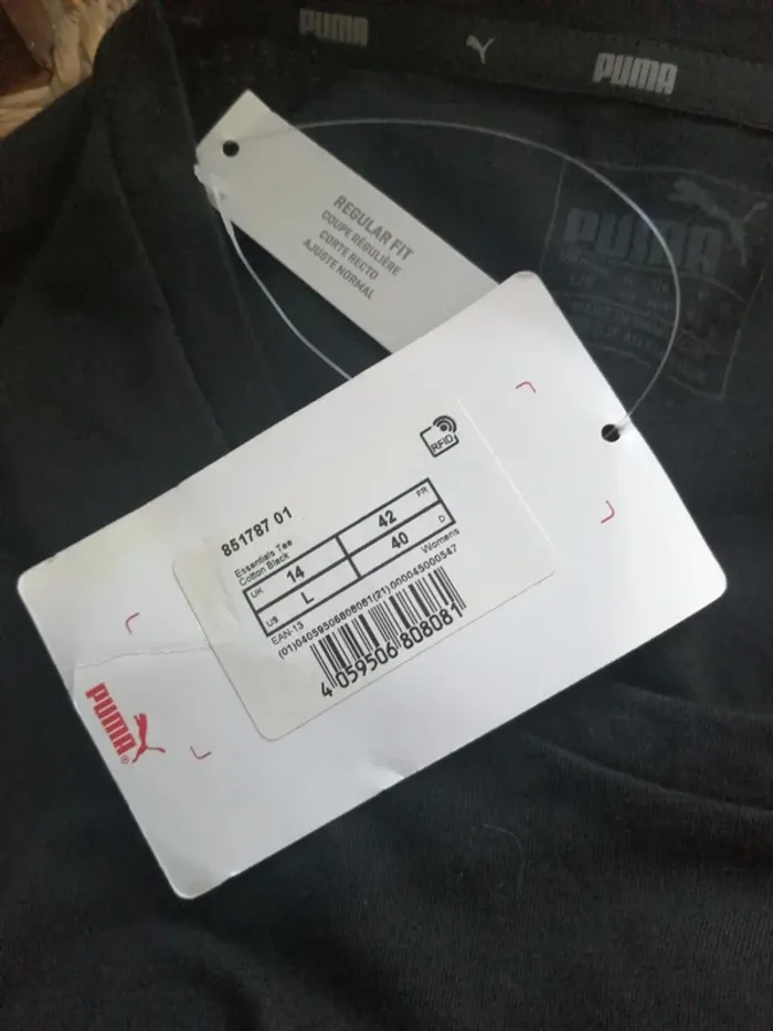 Tee-shirt noir de sport avec logo puma / puma / (L) - photo numéro 8