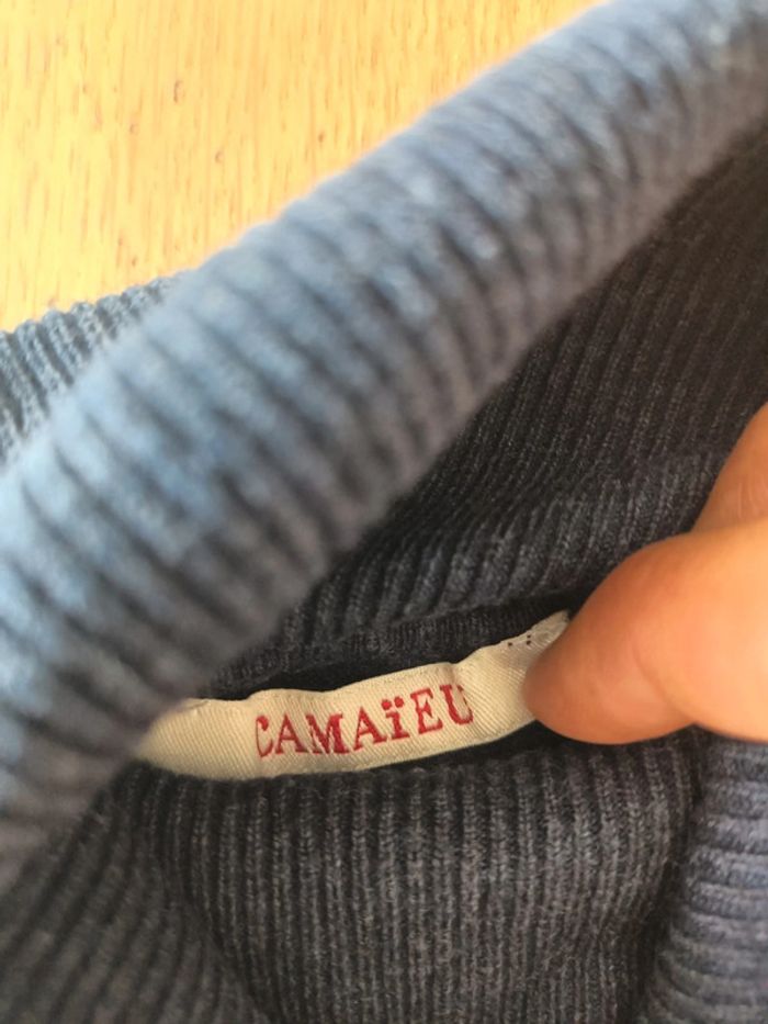 Pull col roulé camaïeu taille 36 - photo numéro 2