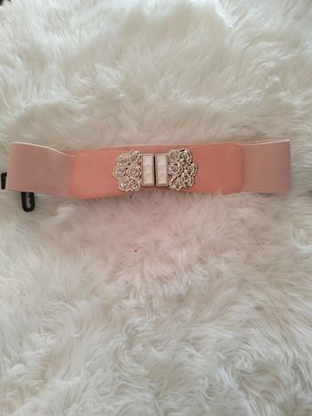 Ceinture élastique rose