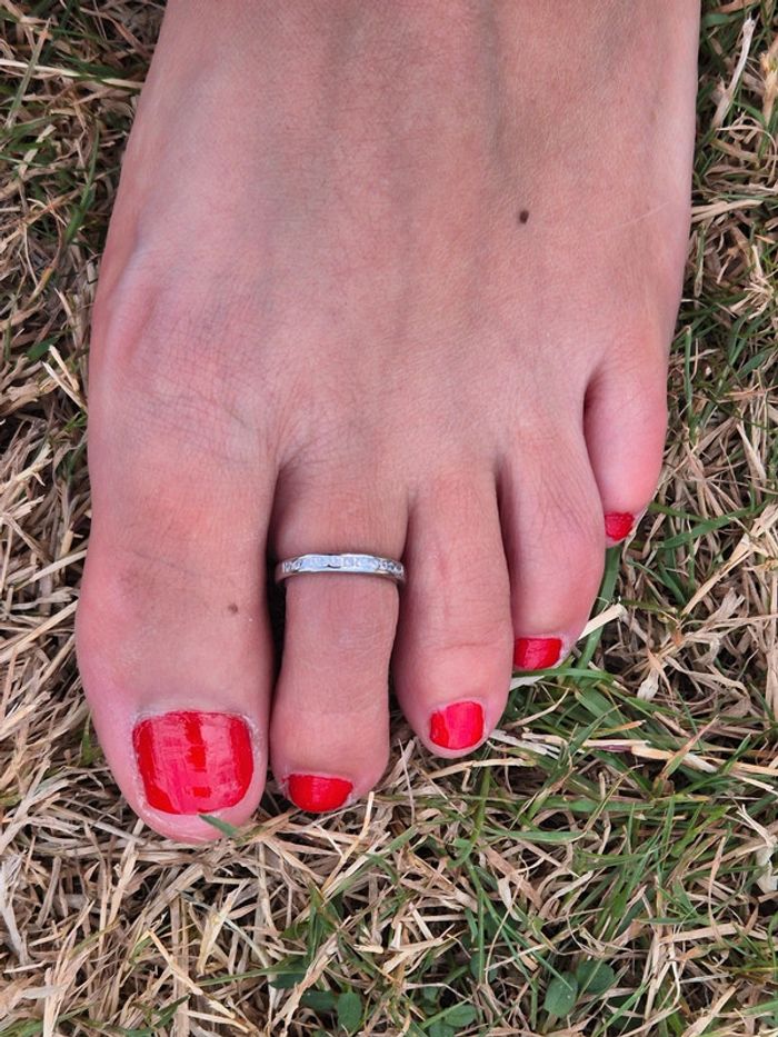 Superbe bague de pied en acier - photo numéro 2