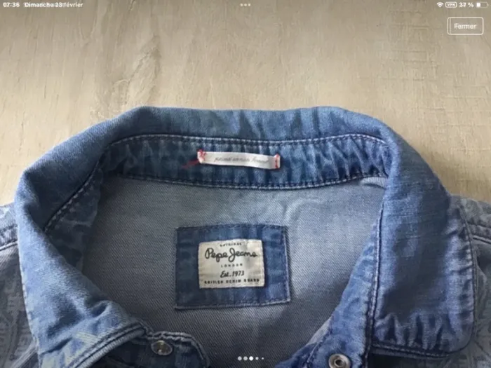 Chemise femme jeans pepe jeans