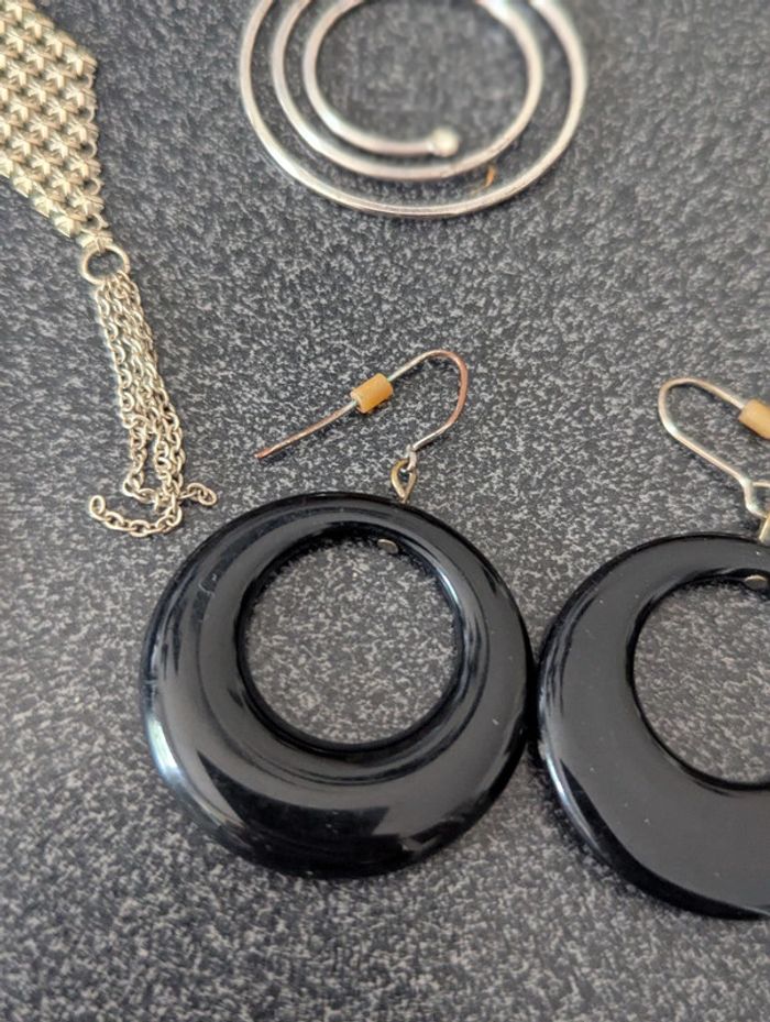 3 paires de boucles d'oreilles fantaisie - photo numéro 3