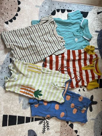 Lot de 5 grenouillères