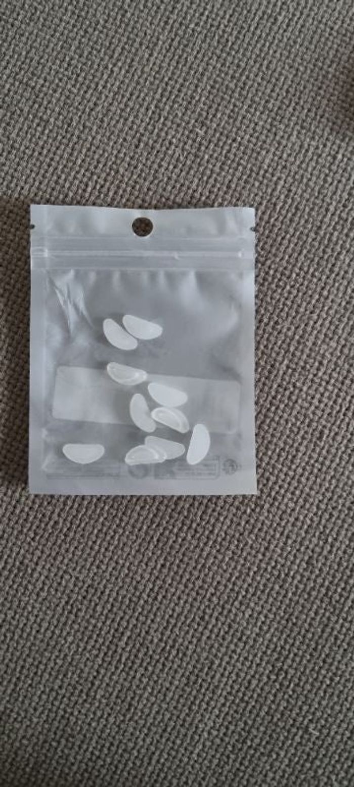 5paires de coussinets de nez en silicones transparentes pour lunettes