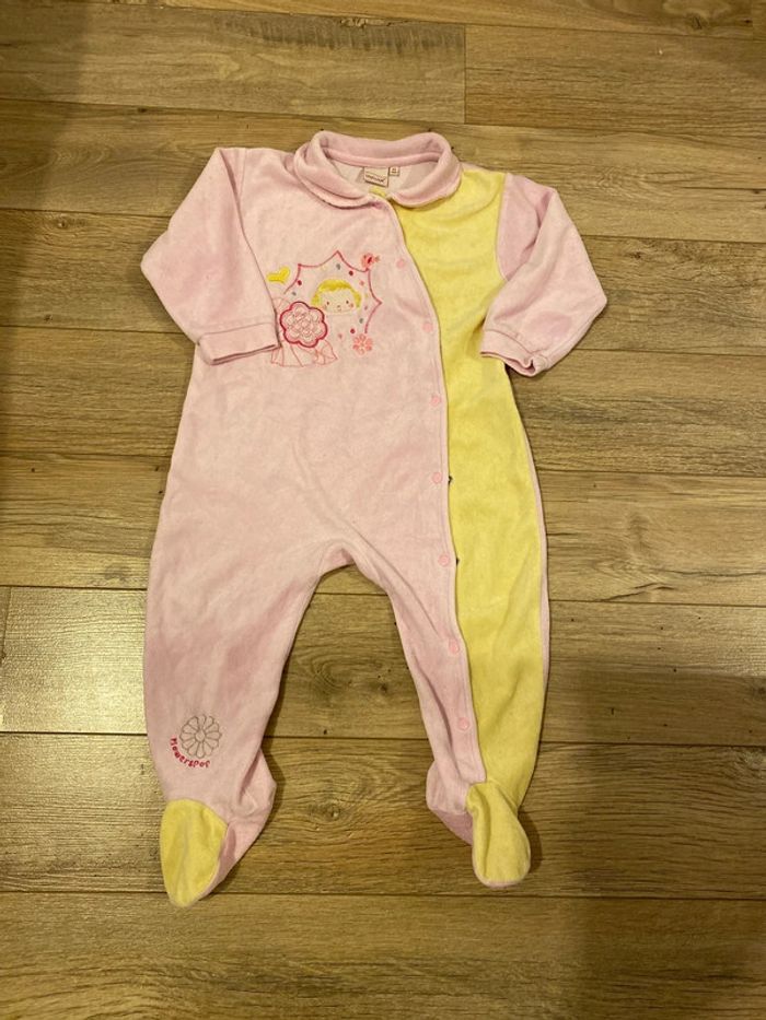 24 mois - pyjama chaud pressions devant et pieds