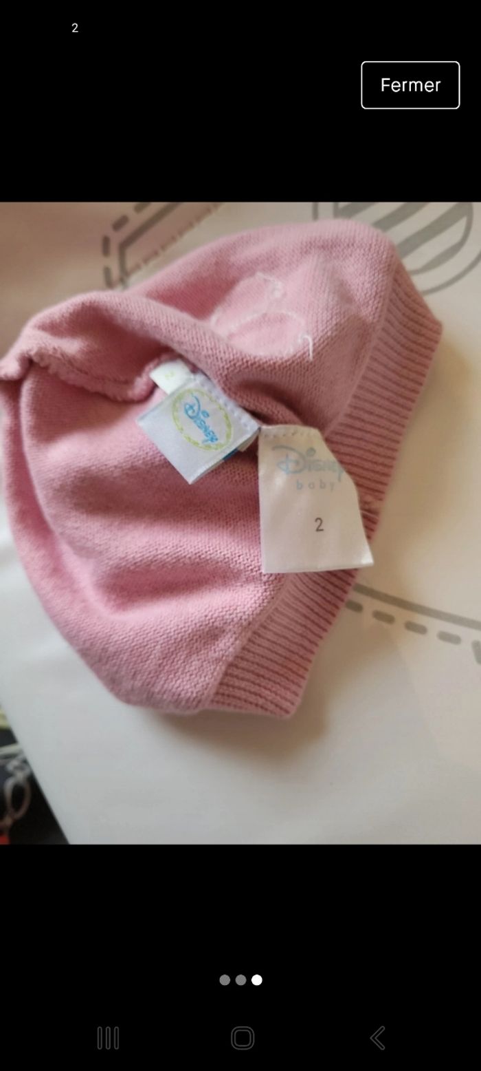 Bonnet Disney fille 2 ans - photo numéro 3