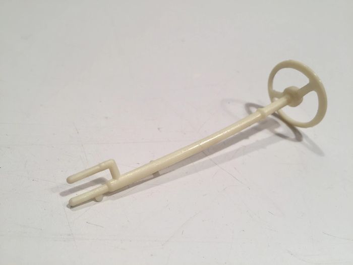 Volant crème pièce détachée miniature Burago Mercedes 300 SL 1954 1/18 1/18e #A1 - photo numéro 2