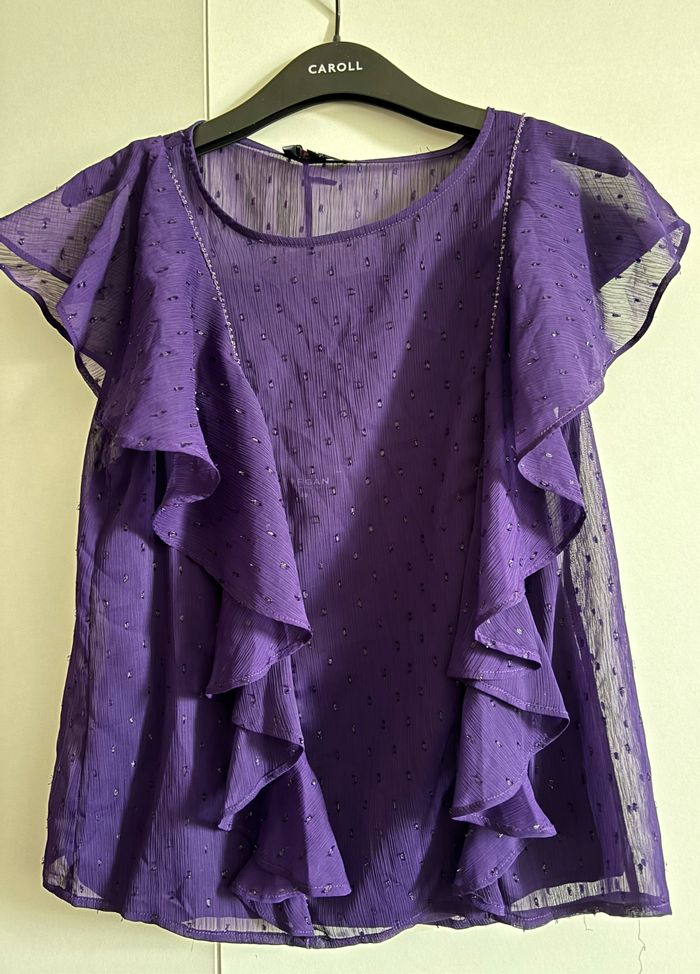 Blouse violette pour cérémonie