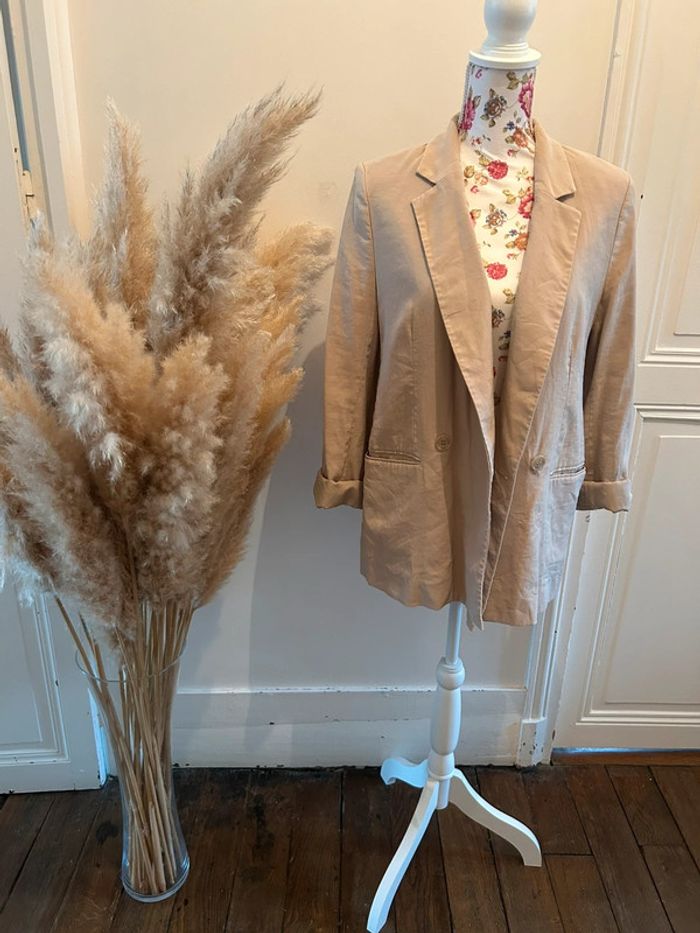 Blazer beige oversize