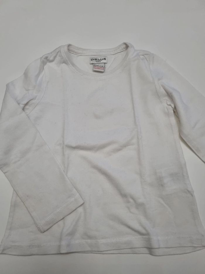 T-shirt blanc cyrillus