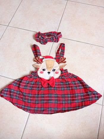 Robe petit renne 9/12 mois