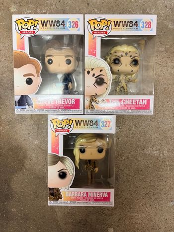 Funko pop wonder woman lot 