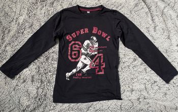 Teeshirt manches longues motif football américain - 8 ans