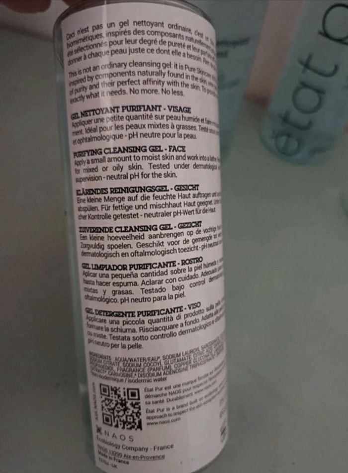 Lot 5 Gels nettoyant purifiant Vegan - photo numéro 3