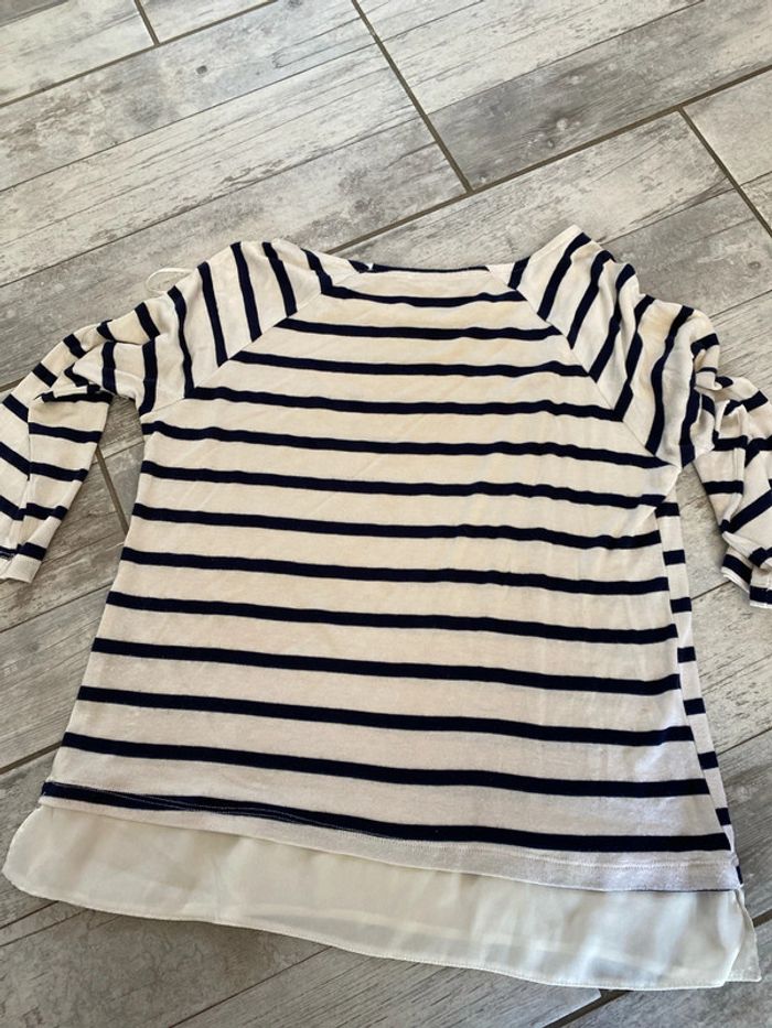 Haut top blouse manches trois quarts - photo numéro 7
