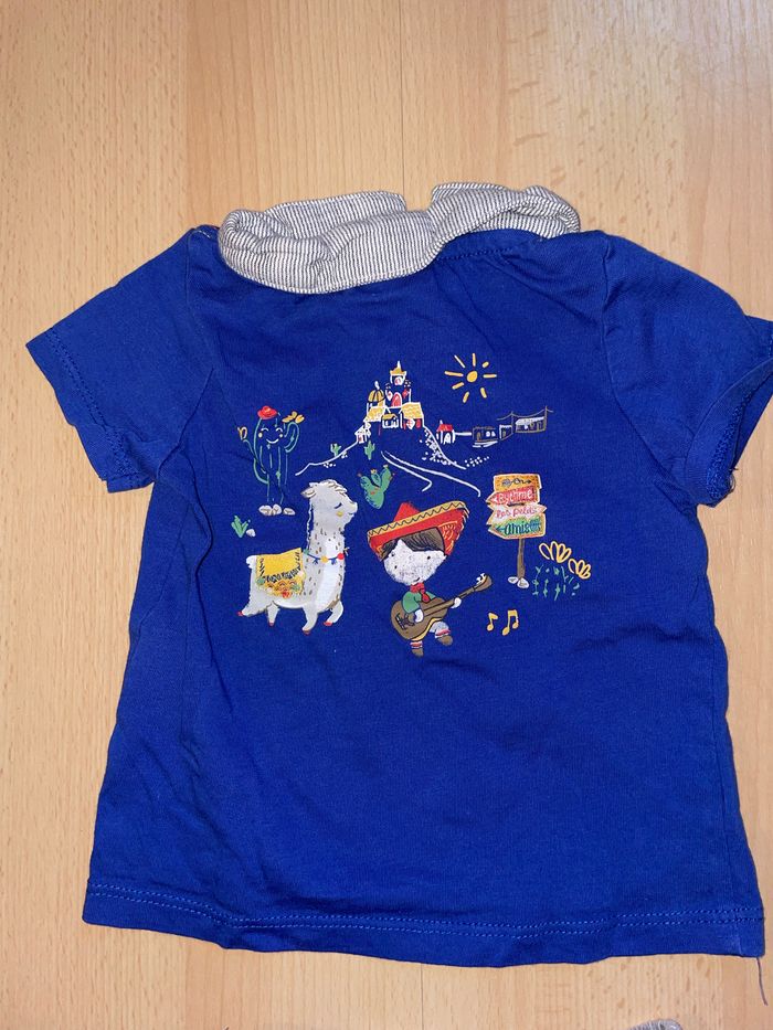 Ensemble polo pantalon léger garçon 9 mois - photo numéro 5