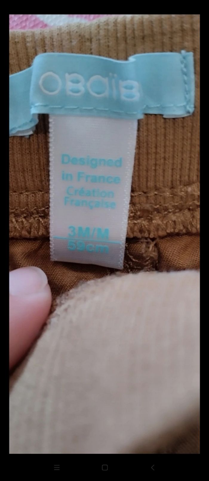 Pantalon bébé garçon 3 mois - photo numéro 2