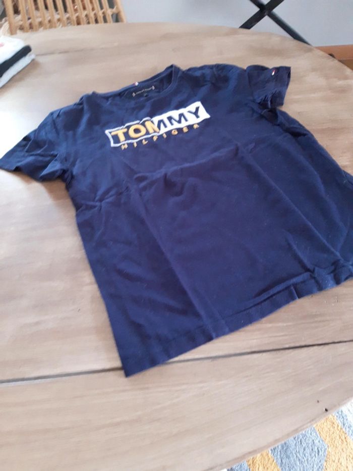 Tee shirt bleu marine tommy