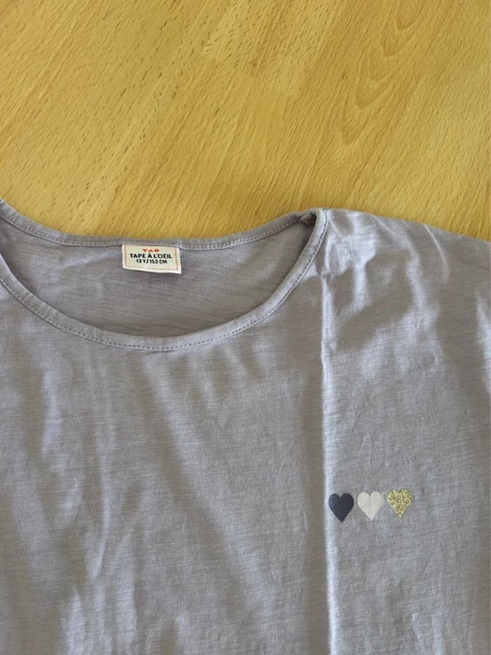 Tee-shirt parme 12 ans Tape à l’œil - photo numéro 2