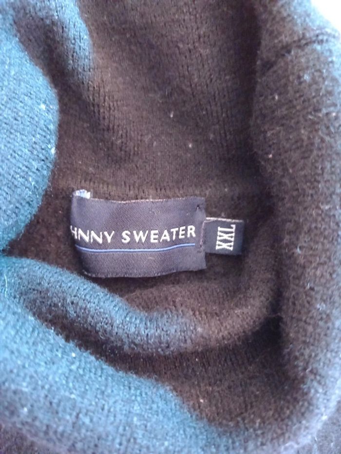 😷pull léger T40 noir Johnny sweater - photo numéro 4