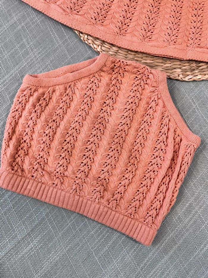 Ensemble en maille taille 9 mois - photo numéro 4