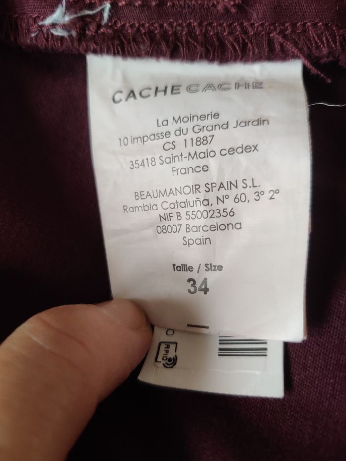 Robe trapèze bordeaux ca - photo numéro 6