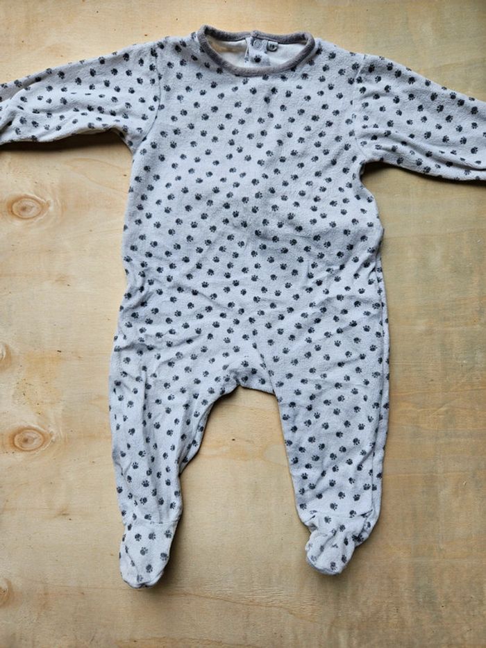 Pyjama velours 9 mois