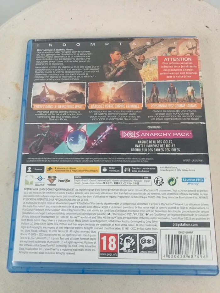 Jeu PS5 - game - juego - spiel - gioco - Saints Row Day One Edition - photo numéro 6