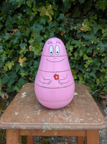 Jeu empilage en bois Barbapapa