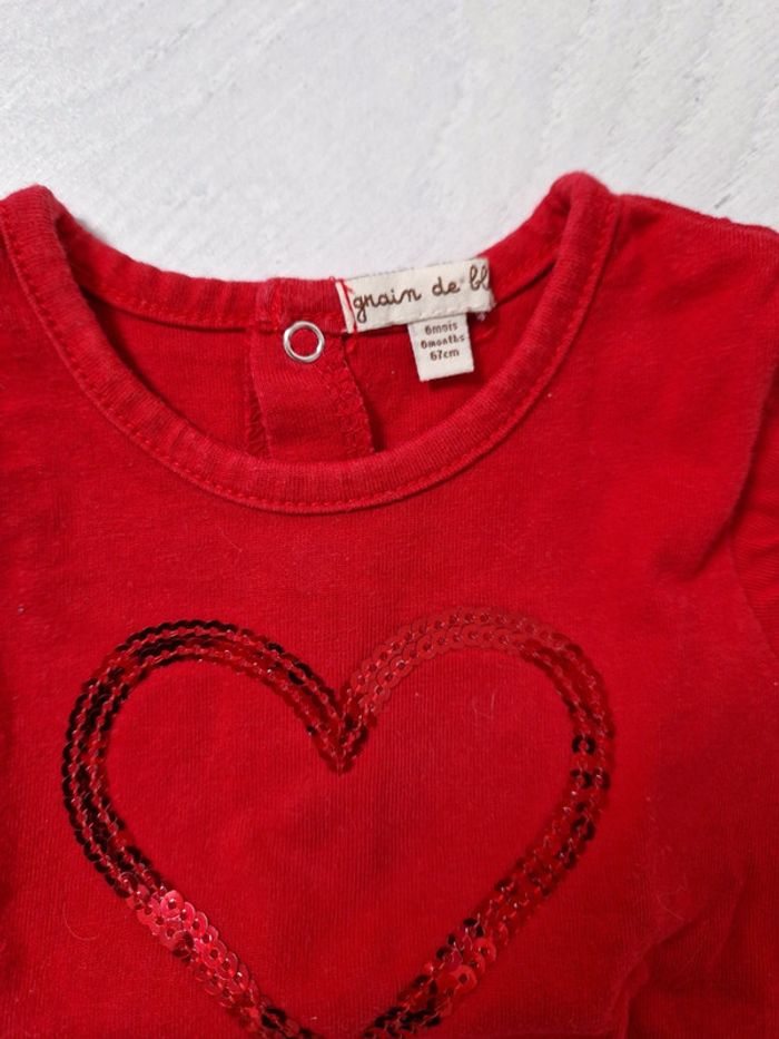 T-shirt fille 6 mois - photo numéro 3