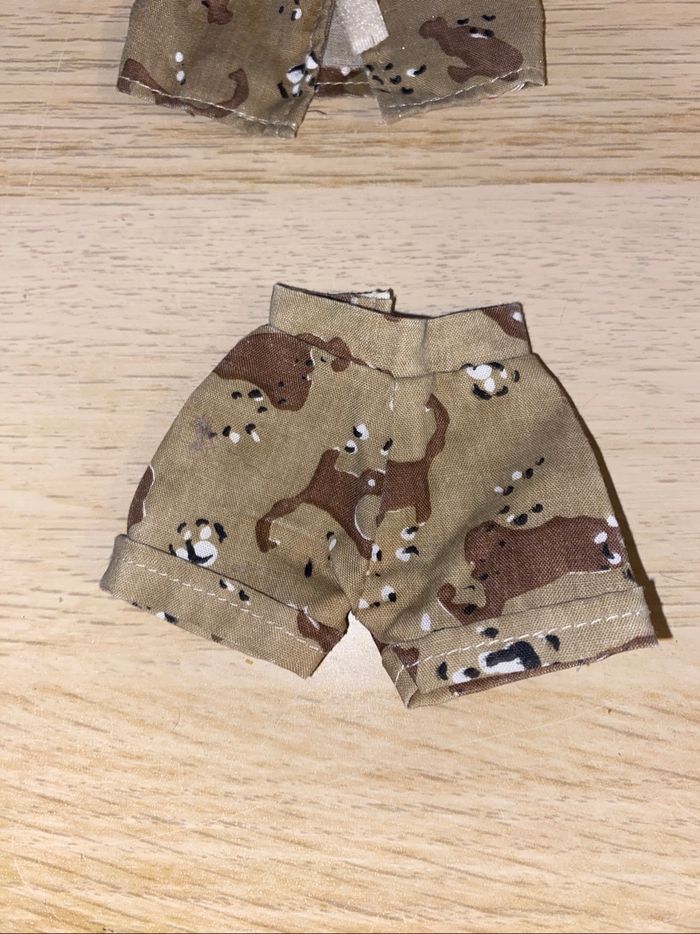 GI Joe tenue militaire short veste jacket army duke - photo numéro 2