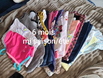 Lot de vêtements bébé fille 6 mois 