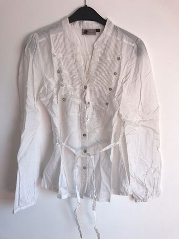Blouse blanche Kiabi