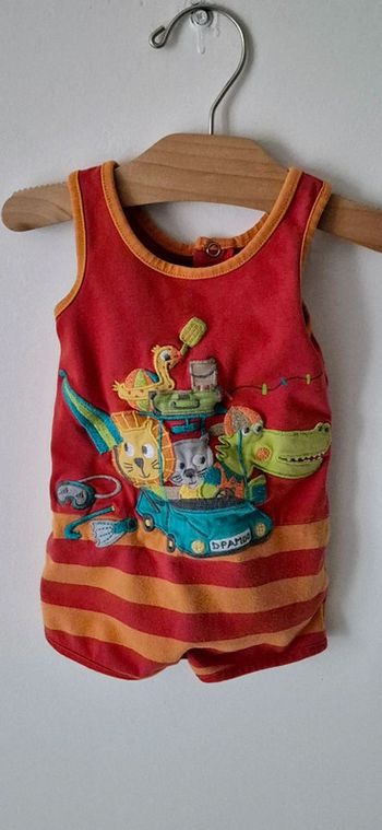 Combishort DPAM 12 mois Garçon