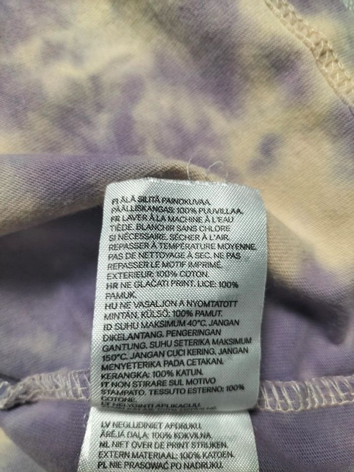 T-shirt H&M – The Simpsons Krusty Burger – Tie & Dye violet - photo numéro 6