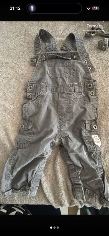 Salopette grise 