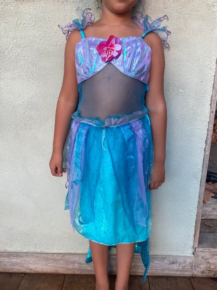 Déguisement sirène Disney 9/10ans - photo numéro 2
