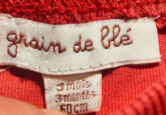 Tee-shirt taille 3 mois - photo numéro 4