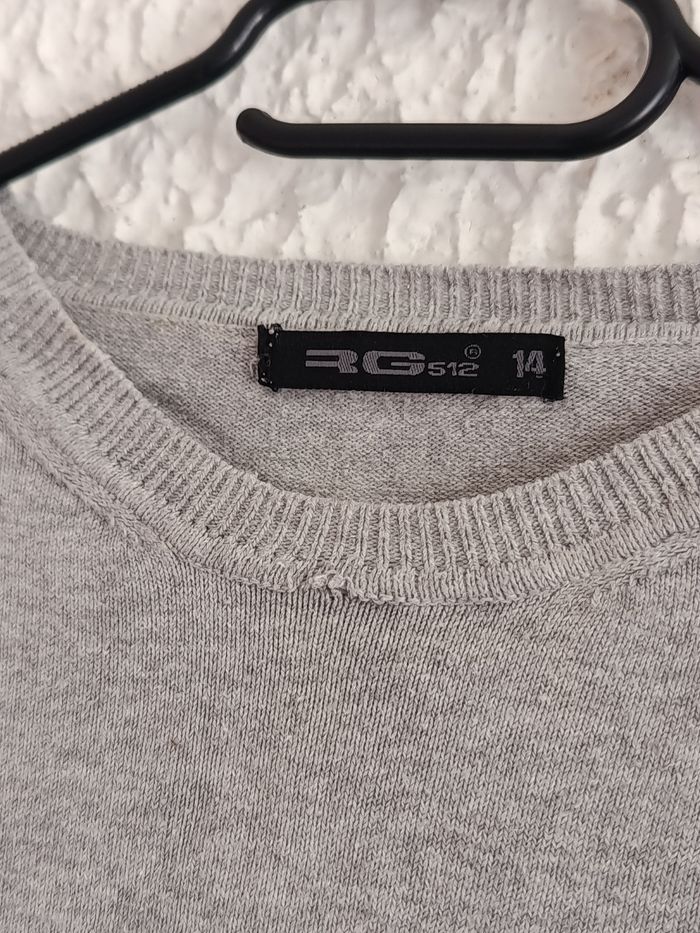 Pull gris - photo numéro 5