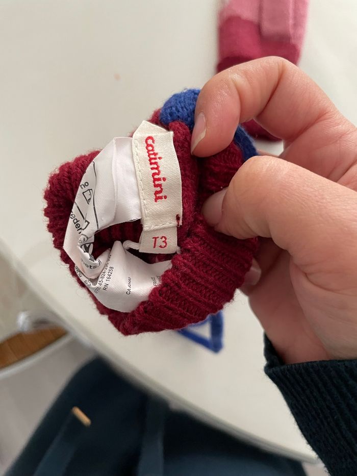 Catimini - moufle en laine taille 2-4 ans - photo numéro 3