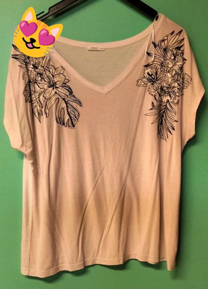 Maillot blanc Gémo XXL