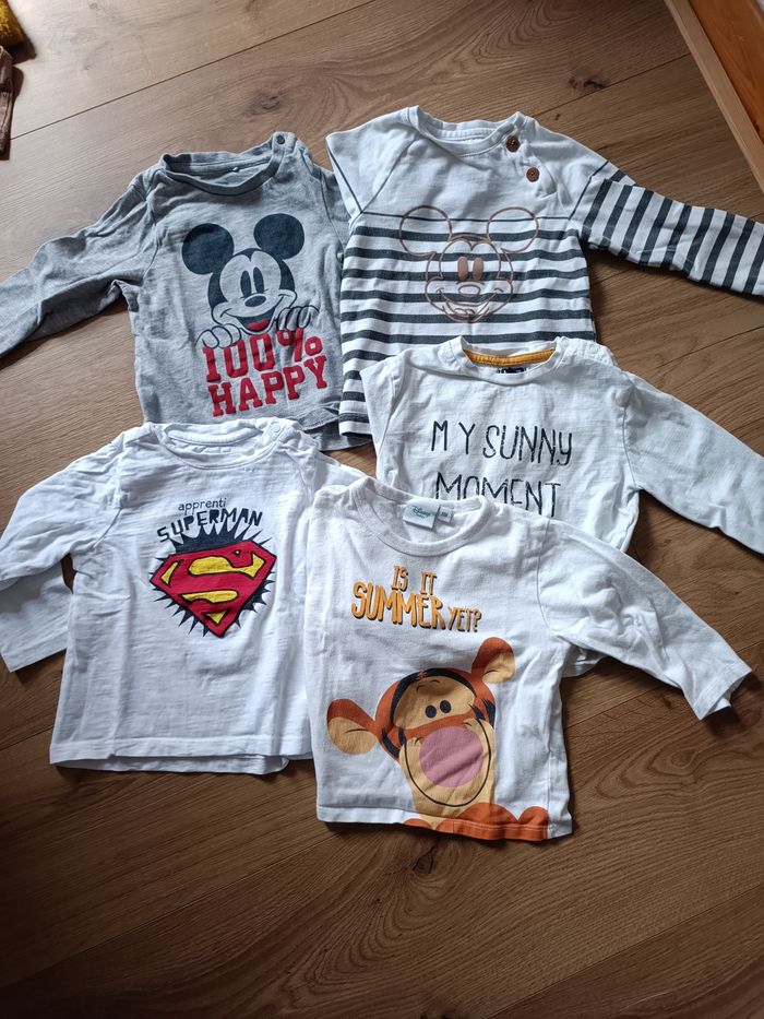 Lot tee-shirts manches longues