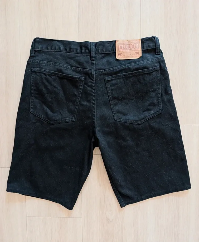 Short en jean noir - photo numéro 2