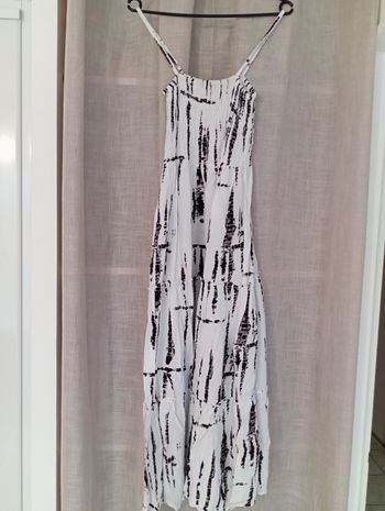 Robe longue femme blanc du Nil 