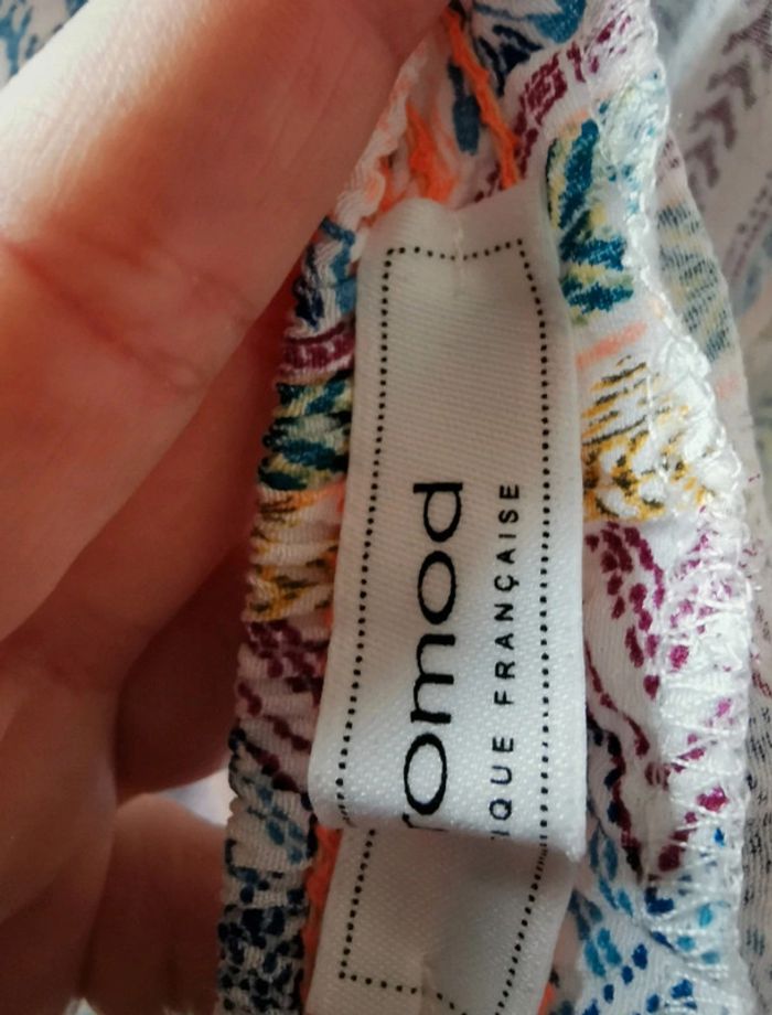 Combi short femme fluide fines bretelles - photo numéro 6