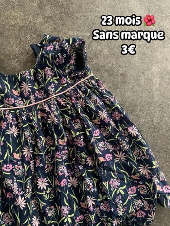 Robe 🌺 23 mois 🌺 Sans marque