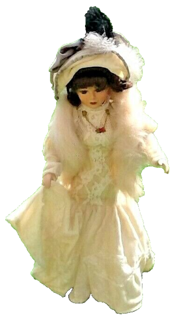 Poupée de collection en céramique Hauteur : 490mm - photo numéro 5