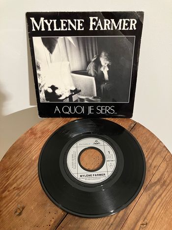 Vinyle 45 tours-Mylène Farmer-A quoi je sers…