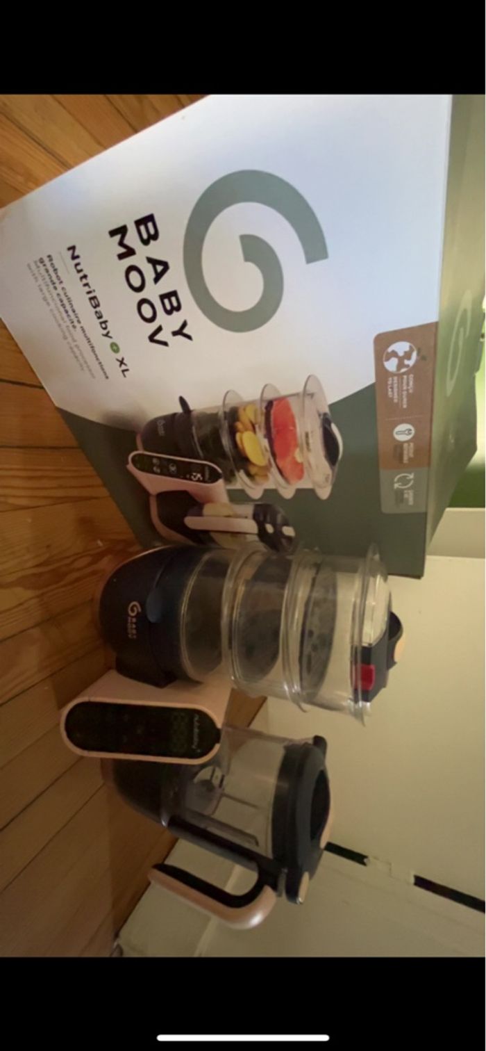 Robot vapeur nutribaby xl + babymoov