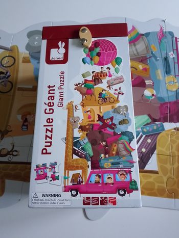 Puzzle géant janod 39 pièces 